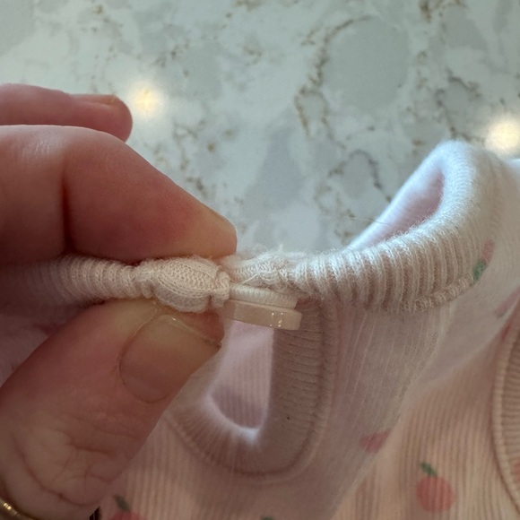 Carter’s 9M baby girl dress with diaper cover and bow - Picture 6 of 9